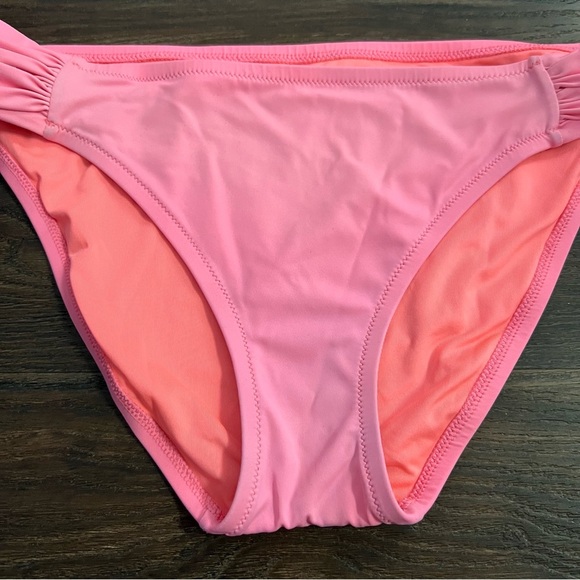 Shade & Shore Sun Coast Orange Tropical Cheeky Strappy Bikini Bottom Women’s XL - Picture 2 of 6